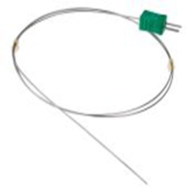 RS PRO,824-0613,K型热电偶, 探头Φ1mm x 1m, 可测+800°C, 微型插头接端, 铬镍铁合金600探头, 0.7 s响应