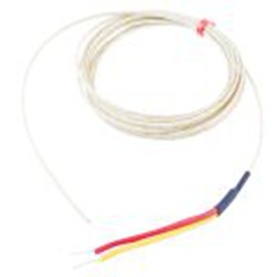 RS PRO,847-9684,K型外露结点热电偶, 探头Φ1/0.3mm x 2m, 可测+350°C, 线长2m, 裸线尾线接端, 玻璃纤维探头