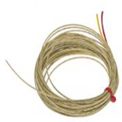 RS PRO,847-9732,K型外露结点热电偶, 探头Φ1/0.3mm x 10m, 可测+350°C, 线长10m, 裸线尾线接端, 玻璃纤维探头