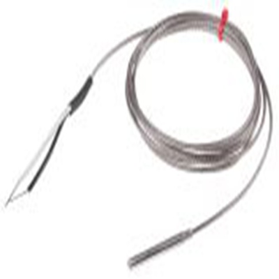 RS PRO,872-2540,J型接地热电偶, 探头Φ4.76mm x 40mm, 可测+350°C, 线长2m, 裸线尾线接端, 不锈钢探头