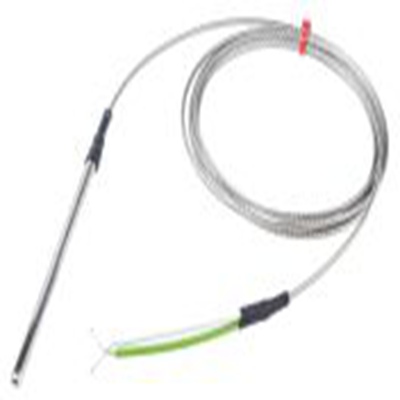 RS PRO,872-2565,K型接地热电偶, 探头Φ4.76mm x 100mm, 可测+350°C, 线长2m, 裸线尾线接端, 不锈钢探头