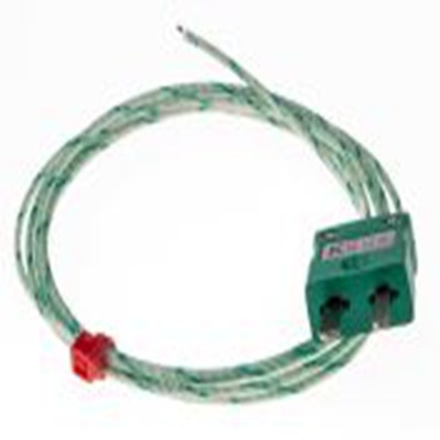 RS PRO,872-2616,K型外露结点热电偶, 探头Φ1/0.3mm x 1m, 可测+350°C, 线长1m, 微型插头接端, 玻璃纤维探头