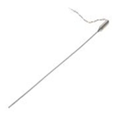 RS PRO,891-9110,T型矿物绝缘热电偶, 探头Φ1.5mm x 250mm, 可测+400°C, 线长100mm, 裸线尾线接端, 316不锈钢探头