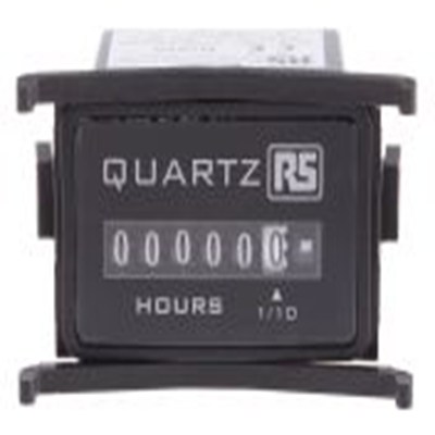 RS PRO,896-6914,小时计数器, 6位数字, 10 → 80 V 直流电源, 面板安装, 切面36.8 x 24.1 mm, (上计数)