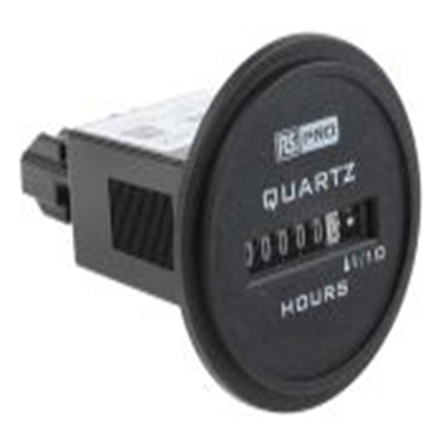 RS PRO,896-6939,小时计数器, 6位数字, 10 → 80 V 直流电源, 面板安装, 切面50.8（直径）mm, (上计数)