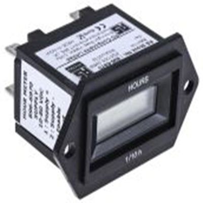 RS PRO,896-6970,小时计数器, 6位数字, 10 → 80 V 直流电源, 嵌入式，面板安装, 远程复位, 切面37 x 24.6 mm, (上计数)