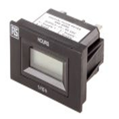 RS PRO,896-6986,小时计数器, 6位数字, 10 → 80 V 直流电源, 嵌入式，面板安装, 远程复位, 切面45.5 x 23 mm, (上计数)