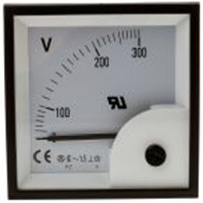RS PRO,901-0526,交流 指针电压表 68 mm 68 mm切面, 系列