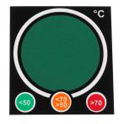 RS PRO,906-4602,温度标签指示器, 温度灵敏度50 °C至70 °C 可逆性, 3个指示级别