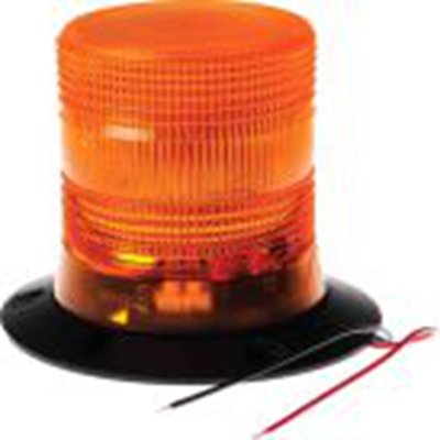RS PRO,907-6025,闪光警示灯, 10 → 30V 直流, 琥珀色透镜, 黑色外壳, Φ150mm底座, IP56