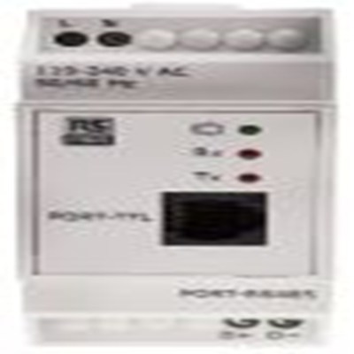 RS PRO,917-6383,通信模块, 1路TTL 电平输入, 1路RS485 协议 (D-)，RS485 协议 (D+)，RS485 协议（双线）输出, ModBus网络, 110 → 240 