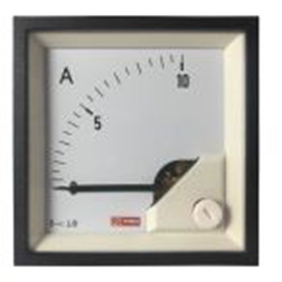 RS PRO,186-2438,交流 指针电流表 100 A, 1 %精度, 68 mm x 68 mm切面 动铁式