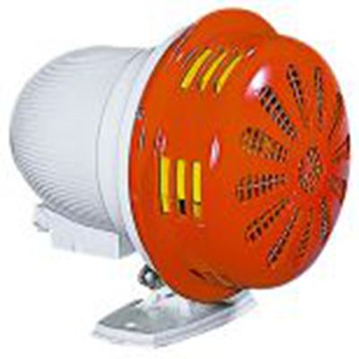 RS PRO,199-9747,电子报警器, 240 V 交流电源, 红色外壳, 单音调, 1米外114dB