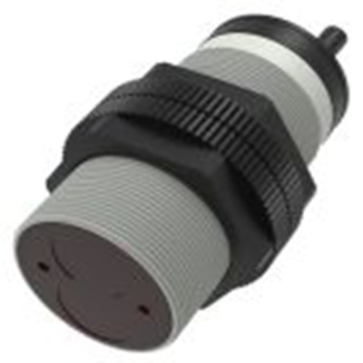 RS PRO,204-4012,对射型光电传感器, 圆柱形, 可检测20 m, 2 m电缆连接, PNP NO+NC输出, 红外 LED光源, 螺钉螺母