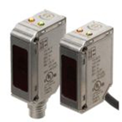 RS PRO,237-7274,漫反射带背景抑制光电传感器, 块状, 可检测1 m, 电缆 2 m连接, NPN/PNP输出, 激光光源