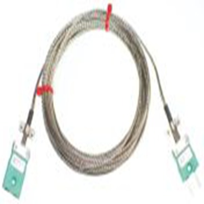 RS PRO,779-9671,K型热电偶补偿导线, 玻璃纤维绝缘, 5m长, 最高+350°C, 无屏蔽, 扁平双绞线