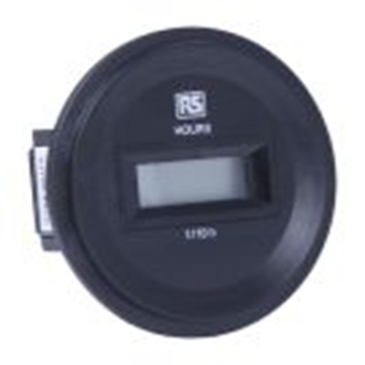 RS PRO,896-6955,小时计数器, 6位数字, 12 → 48 V 交流/直流电源, 嵌入式，面板安装, 远程复位, 切面37 x 24.6 mm, (上计数)