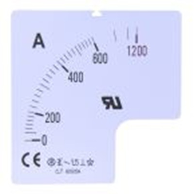 RS PRO,901-0429,100A刻度盘, 用于72 x 72 模拟面板电流表