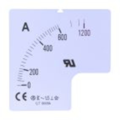RS PRO,901-0435,200A刻度盘, 用于72 x 72 模拟面板电流表
