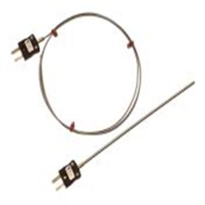 RS PRO,891-9097,T型矿物绝缘热电偶, 探头Φ1.5mm x 1m, 可测+400°C, 微型插头接端, 不锈钢探头