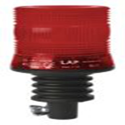 RS PRO,907-6012,闪光警示灯, 10 → 100 V 直流, 红色透镜, 黑色外壳, Φ108mm底座, IP56