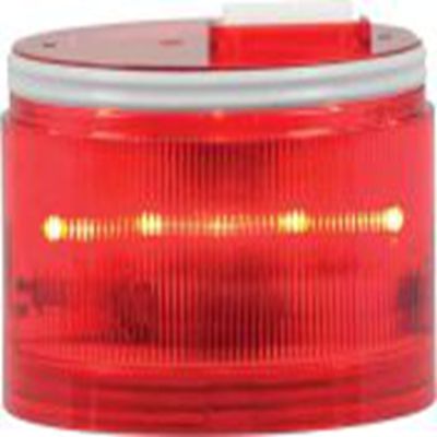 RS PRO,190-2819,LED闪灯元件, 24 V 交流/直流，240 V 交流电源, Φ70mm底座, 红色透镜