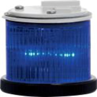 RS PRO,190-2845,LED警示灯, 110 V 交流电源, Φ55mm底座, 蓝色透镜