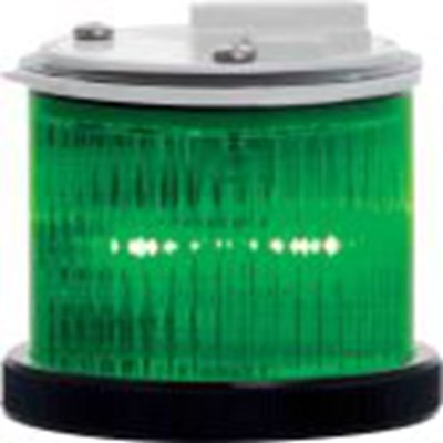 RS PRO,190-2855,LED警示灯, 240 V 交流电源, Φ55mm底座, 绿色透镜