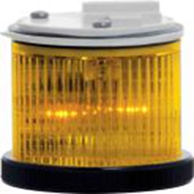 RS PRO,190-2856,LED警示灯, 240 V 交流电源, Φ55mm底座, 黄色透镜