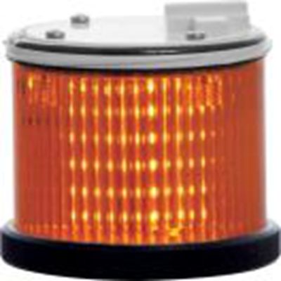 RS PRO,190-2873,LED稳定光元件, 24 V 交流/直流电源, Φ75mm底座, 琥珀色透镜