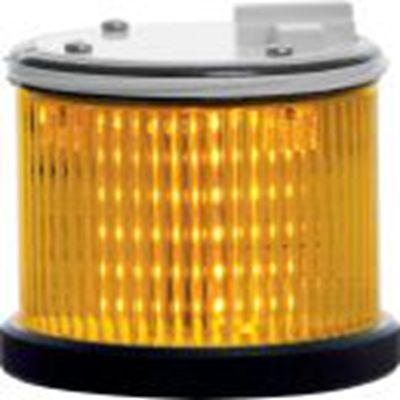 RS PRO,190-2909,LED警示灯, 240 V 交流电源, Φ75mm底座, 黄色透镜