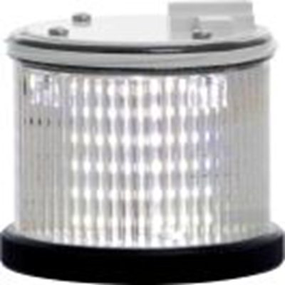 RS PRO,190-2910,LED警示灯, 240 V 交流电源, Φ75mm底座, 透明透镜