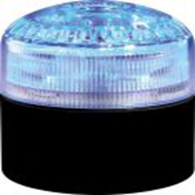 RS PRO,220-5019,声光报警器, 12 → 24 v电源, 1米外105dB, 最大105dB, IP65, 蓝色灯罩, 黑色外壳