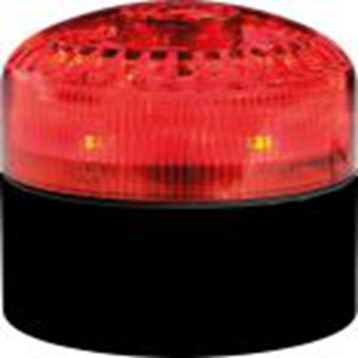 RS PRO,220-5025,声光报警器, 120 → 240 v电源, 1米外105dB, 最大105dB, IP65, 红色灯罩, 黑色外壳