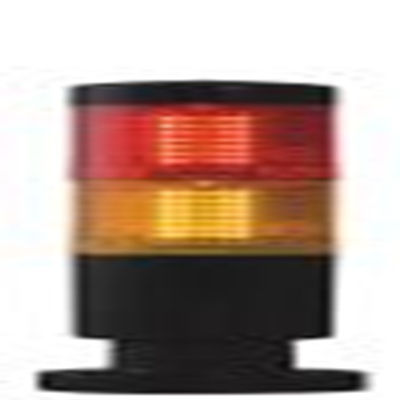 RS PRO,220-5034,LED多层警示灯, 2个发光元件, 24 V电源, Φ45mm底座, 97mm高, IP65