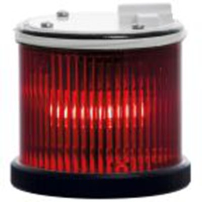 RS PRO,222-2429,BA 15d灯光模块, 12/240 v 交流 / 直流电源, Φ75mm底座, 红色透镜