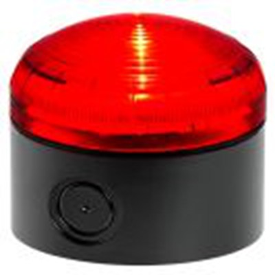 RS PRO,222-2459,常亮警示灯, 12 v 交流 / 直流、 24 v 交流 / 直流, 红色透镜, 黑色外壳, Φ92mm底座, IP66