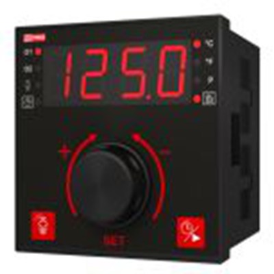 RS PRO,222-8157,温控开关, 100 → 240 V电源, 继电器，SSR输出, 面板安装安装, 96 x 96mm