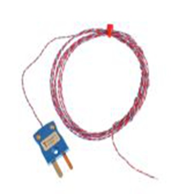 RS PRO,231-8478,T型外露结点热电偶, 探头Φ1/0.3mm x 3m, 可测+250°C, 线长3m, 微型插头接端, PFA探头