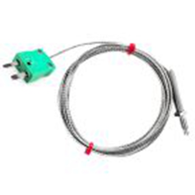 RS PRO,252-2437,K型喷嘴热电偶, 探头ΦM6 x 1mm x 2m, 可测+350°C, 线长2m, 微型插头接端, 不锈钢探头