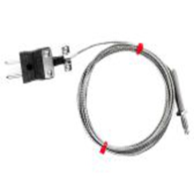 RS PRO,252-2443,J型喷嘴热电偶, 探头ΦM6 x 1mm x 5m, 可测+350°C, 线长5m, 标准插头接端, 不锈钢探头