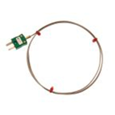 RS PRO,262-3276,K型矿物绝缘热电偶, 探头Φ1mm x 1000mm, 可测+750°C, 微型插头接端, 不锈钢探头