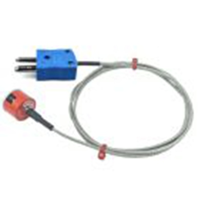 RS PRO,268-4405,K型按钮磁铁热电偶, 探头Φ19.1mm x 2m, 可测+250°C, 线长2m, 标准插头接端, 不锈钢探头