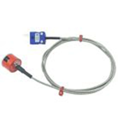 RS PRO,268-4406,K型按钮磁铁热电偶, 探头Φ19.1mm x 1m, 可测+250°C, 线长1m, 微型插头接端, 不锈钢探头