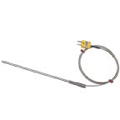 RS PRO,268-4437,K型重型热电偶, 探头Φ4.5mm x 150mm, 可测+350°C, 线长1m, 微型插头接端, 不锈钢探头
