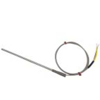 RS PRO,268-4443,K型重型热电偶, 探头Φ4.5mm x 150mm, 可测+350°C, 线长2m, 裸线尾线接端, 不锈钢探头