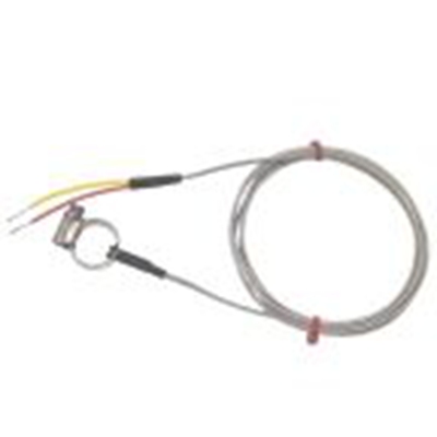 RS PRO,268-4527,K型管道表面热电偶, 探头Φ13-20mm x 2m, 可测+350°C, 线长2m, 裸线尾线接端, 不锈钢探头