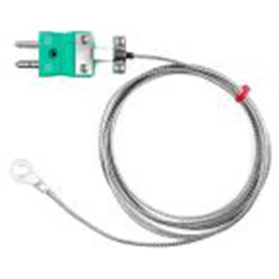 RS PRO,268-4585,K型垫圈热电偶, 探头Φ10mm x 2m, 可测+350°C, 线长2m, 标准插头接端