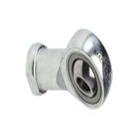 RS PRO,176-1597,杆端关节轴承, 1.1 kg静态负荷, 6 mm孔径 M6 x 1 Female连接 公制, 钢制