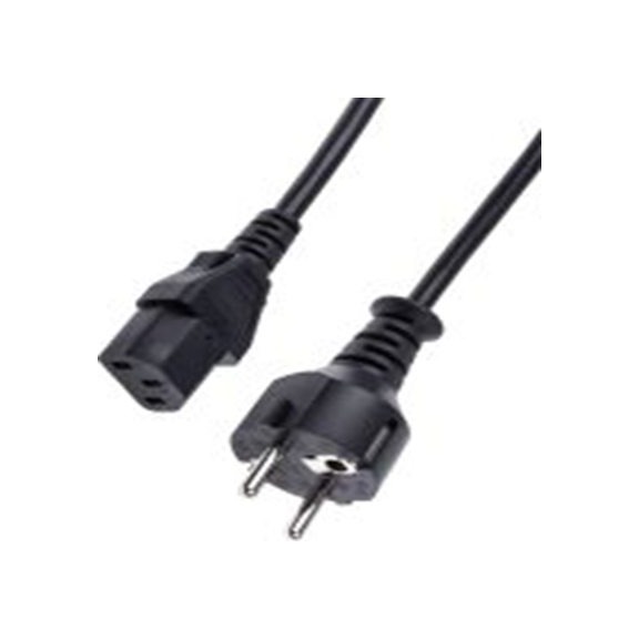 RS PRO,626-6694,2.5 m 电源电缆组件, 250 V, 直向转直 聚氯乙烯, 黑色, 符合CE标准